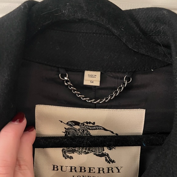 Mens Burberry Wool Coat - Picture 15 of 15